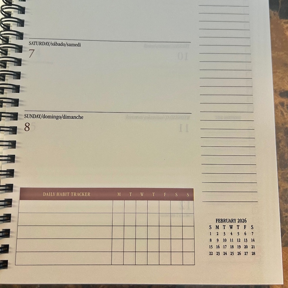 Brand New A Little Wicked Goes A Long Way 2026 Weekly Planner - Picture 4 of 8
